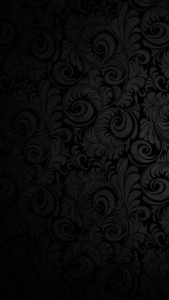 black wallpaper design