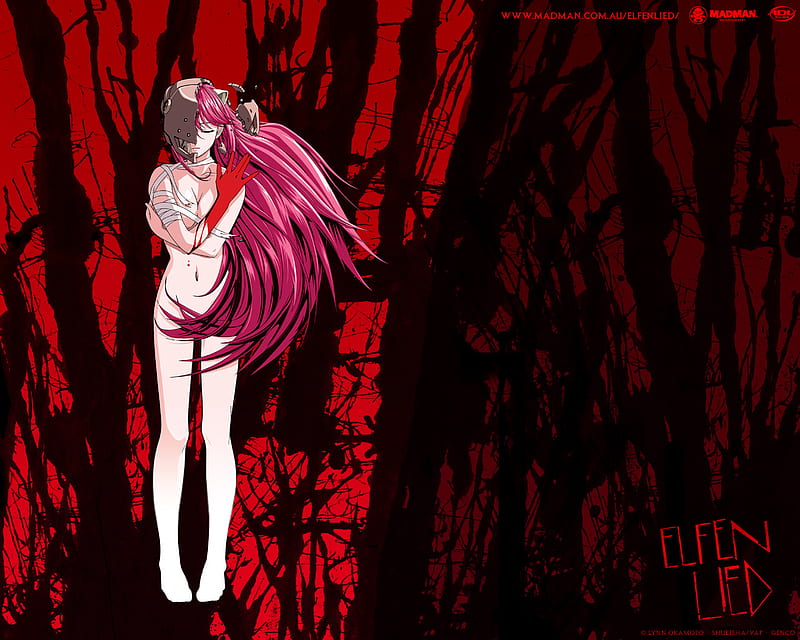 Elfen Lied, girl, anime, HD wallpaper