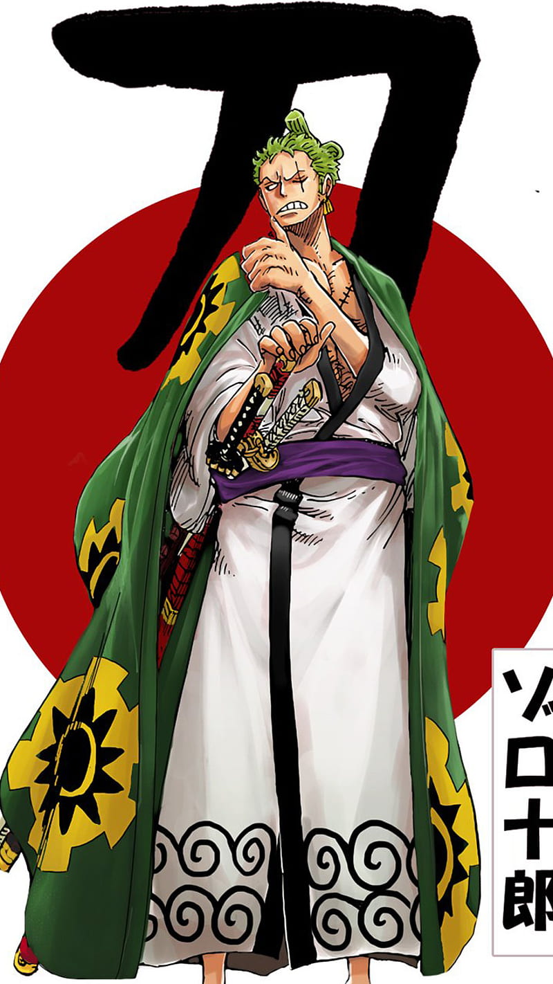 Zoro, Wano, Anime, One Piece, Manga, HD phone wallpaper