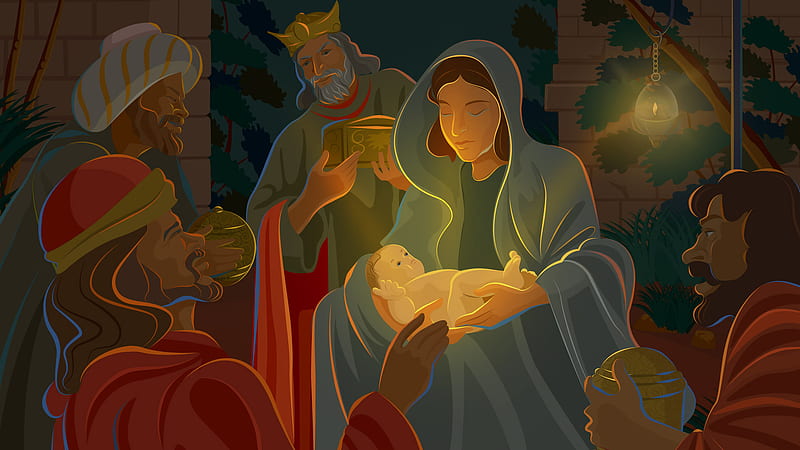 Birth Of Jesus In Art Jesus, HD wallpaper