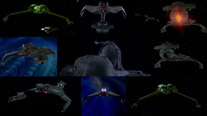 Klingon Warships, spaceships, Star Trek, Klingon Ships, Klingons, HD wallpaper