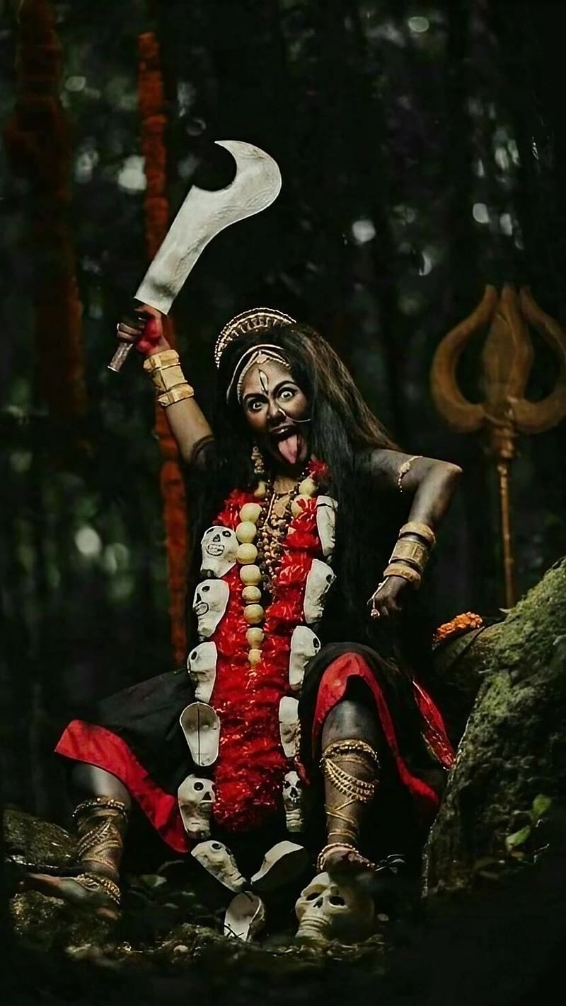Kali Mata Ka, Maa Kali Angry, goddess, HD phone wallpaper