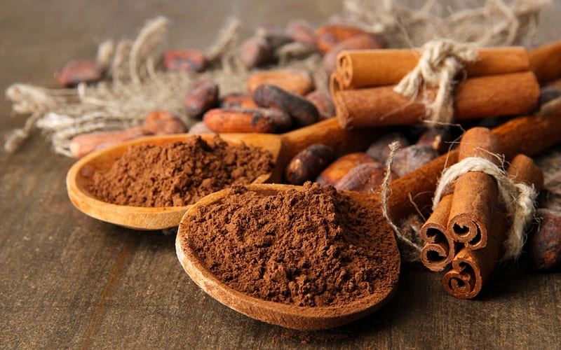 Cocoa, Cinnamon, Wood, brown, HD wallpaper