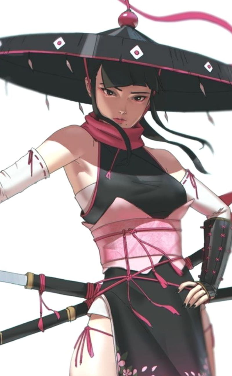 Anime samurai girl