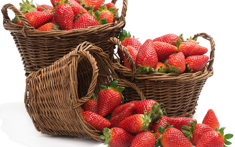 * Strawberries *, nature, food, fresh, fruits, HD wallpaper