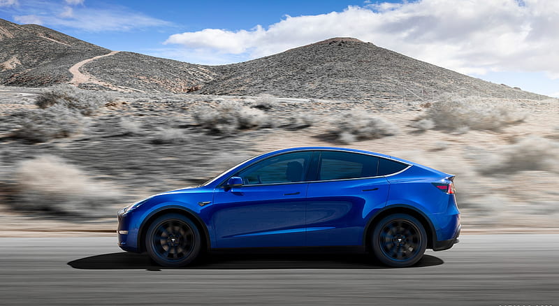 2021 Tesla Model Y - Side , car, HD wallpaper