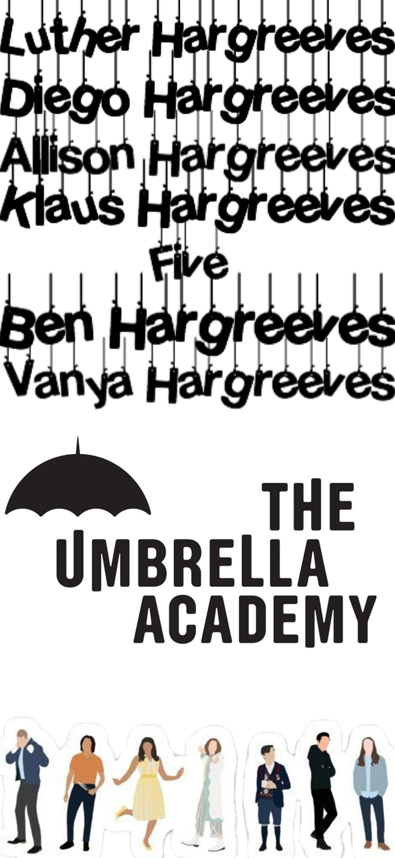 Umbrella Academy, allison hargreeves, ben hargreeves, diego hargreeves,  five, HD phone wallpaper | Peakpx