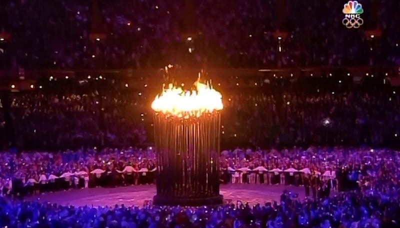 2012 Olympics: The Olympic Cauldron, 2012 olympics, olympics, torch, london, the cauldron, HD wallpaper