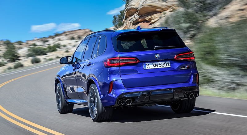 2020 BMW X5 M Competition - Rear Three-Quarter, car, HD wallpaper | Peakpx