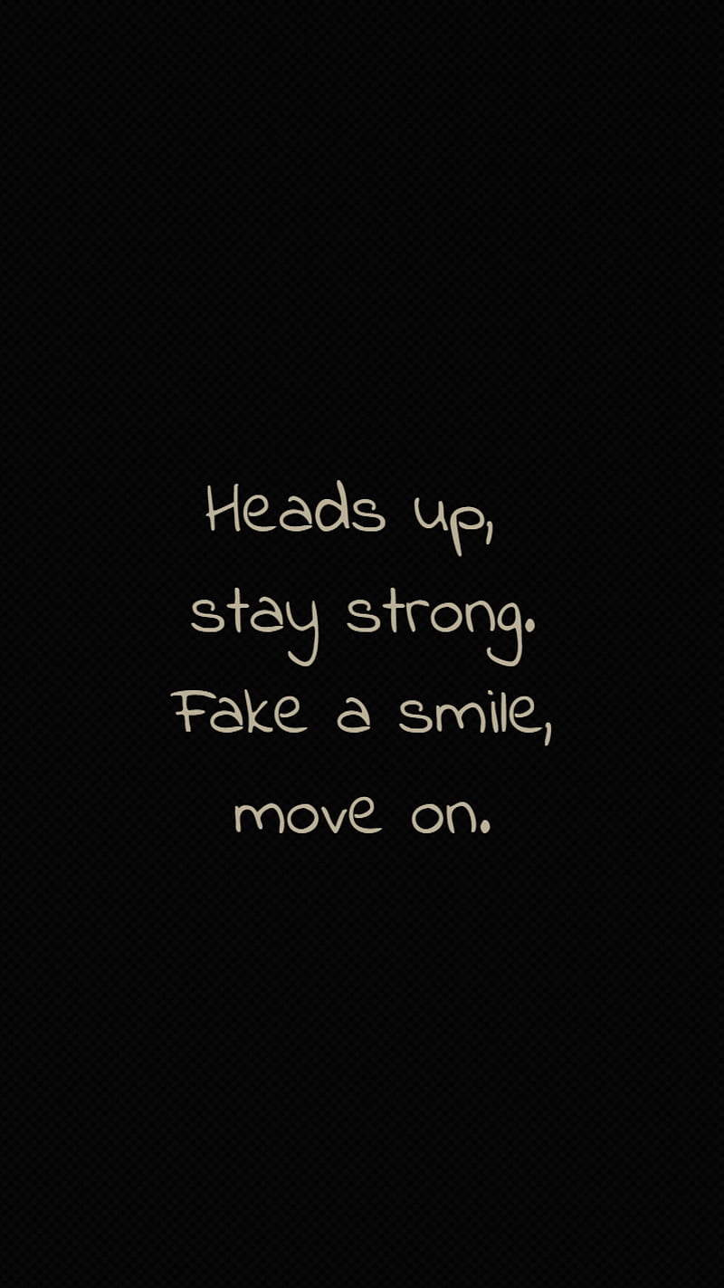 Stay strong, black, life, quotes, sad, strong, HD phone wallpaper