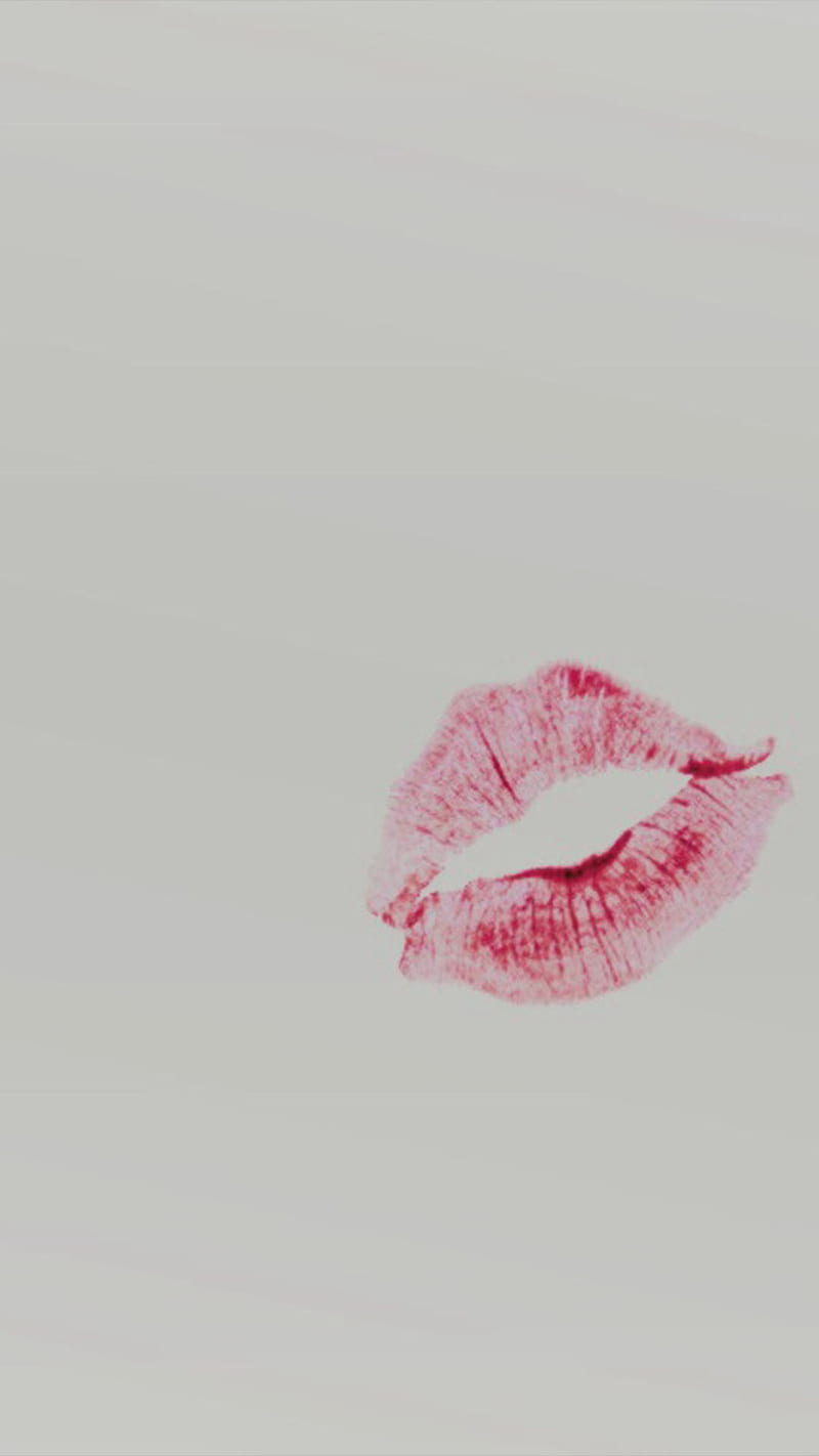 Lips, red, HD phone wallpaper