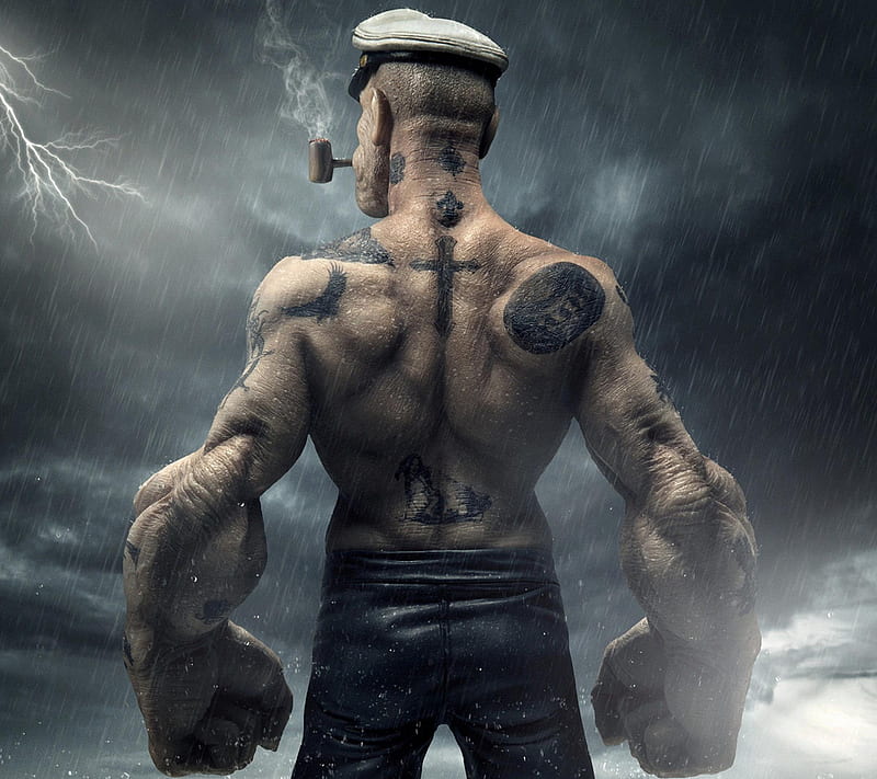 Hình nền  nghệ thuật số Popeye thực tế Thủy thủ Truyện tranh Thần  thoại Đàn ông cơ bắp Ảnh chụp màn hình Ngực 1043x1599  spacer  149644   Hình nền đẹp hd  WallHere