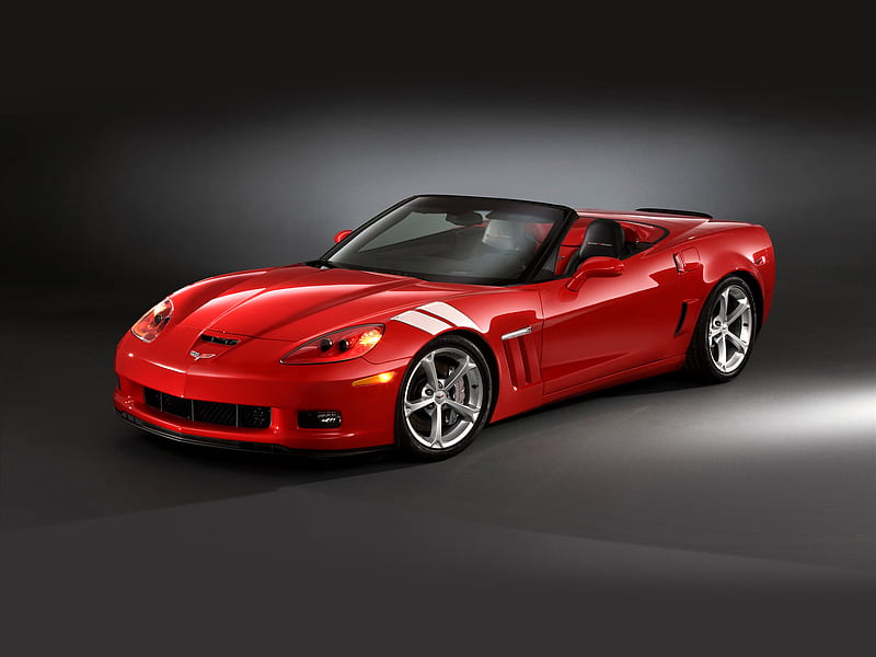 Chevrolet, Chevrolet Corvette Grand Sport, Car, Convertible, Red Car, Sport Car, HD wallpaper