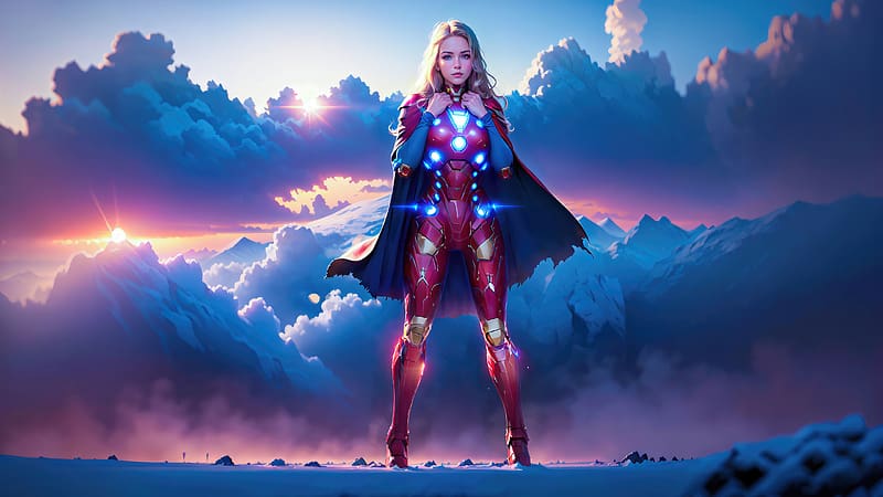 Supergirl Horizon, supergirl, superheroes, artwork, digital-art, artist, deviantart, HD wallpaper