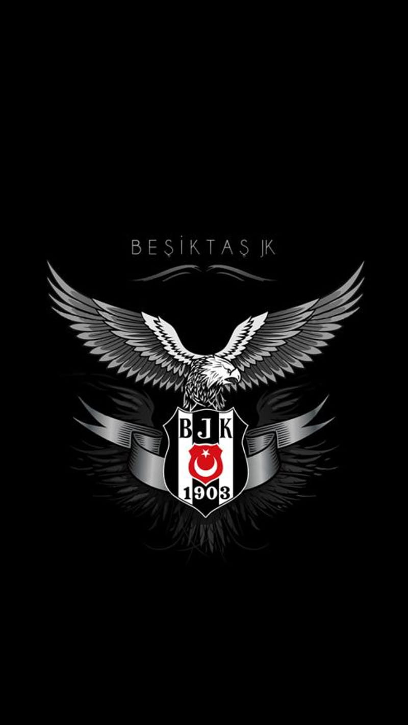 Besiktas, bjk, football, soccer team, sport, turkey, HD phone wallpaper