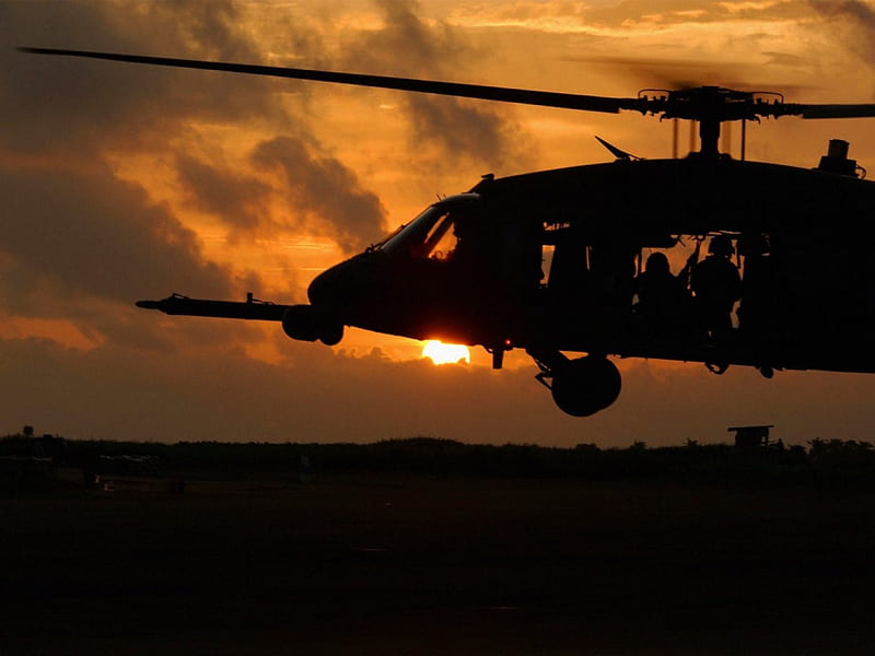Sikorsky S-70A-42 Blackhawk, Helicopter, Millitary, Iraq, Black Hawk, HD wallpaper