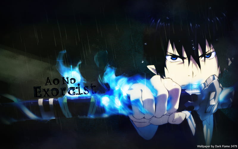 blue exorcist flames