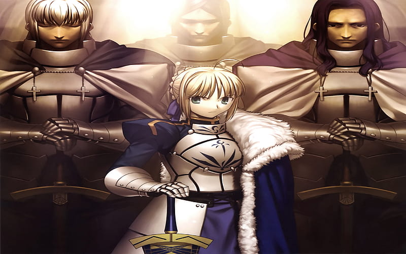 The Queen Knight, saber, fate stay night, warrior, queen, knight, HD ...