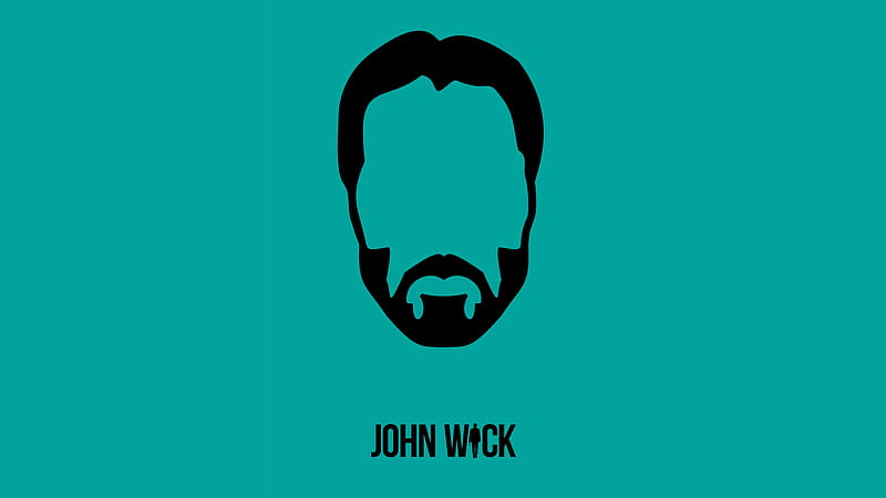 John Wick Minimalism, john-wick, minimalism, artwork, HD wallpaper