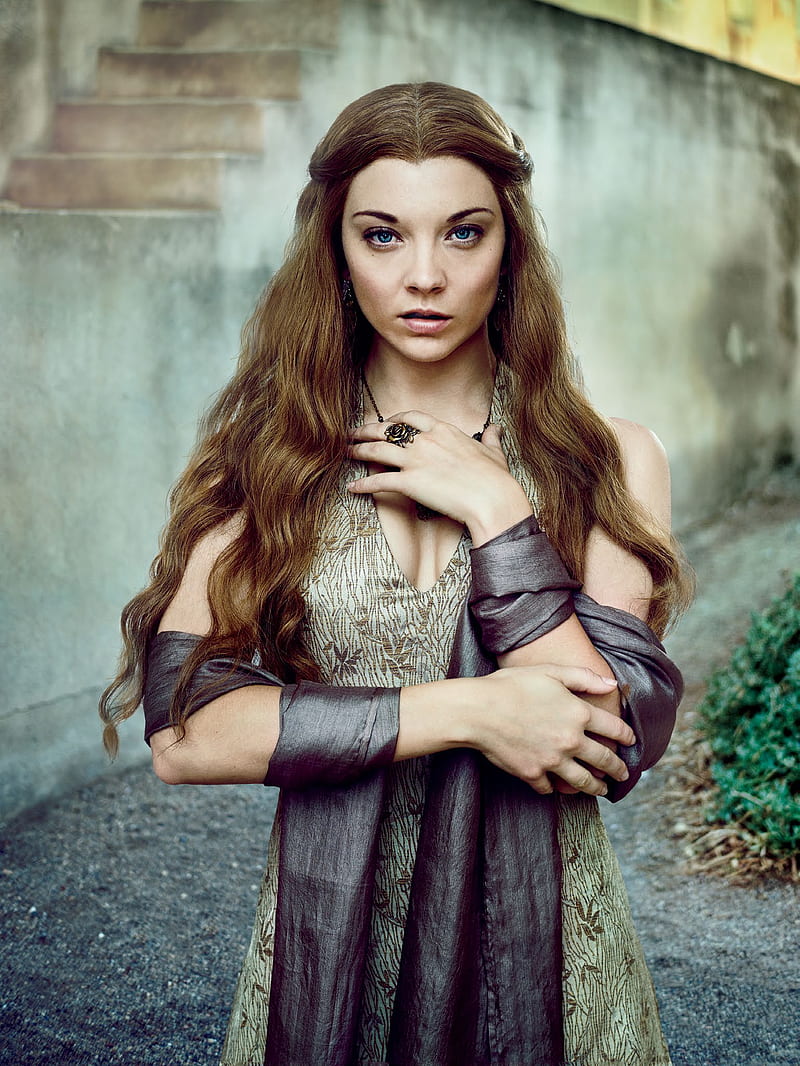Natalie Dormer , Margaery Tyrell, women, Game of Thrones, blue eyes, actress, fantasy girl, HD phone wallpaper