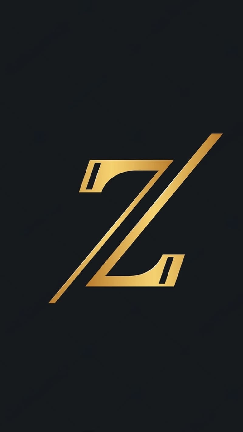 Z Name Wale, gold vector z, letter z, HD phone wallpaper
