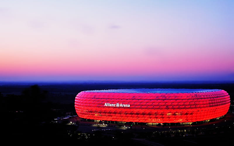 Allianz Arena football stadium, Munich, Germany, HD wallpaper