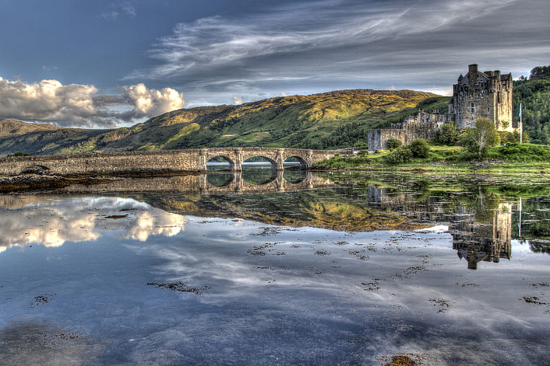 Eilean Donan Castle - Scotland, Scotland, Scottish Highlands, Highlander, Eilean Donan Castle, HD wallpaper