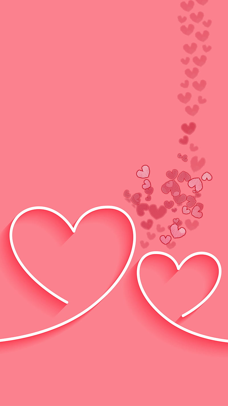 Valentines Day 1, heart, love, minimal, pink, say, saying, sign, valentine  day, HD phone wallpaper | Peakpx