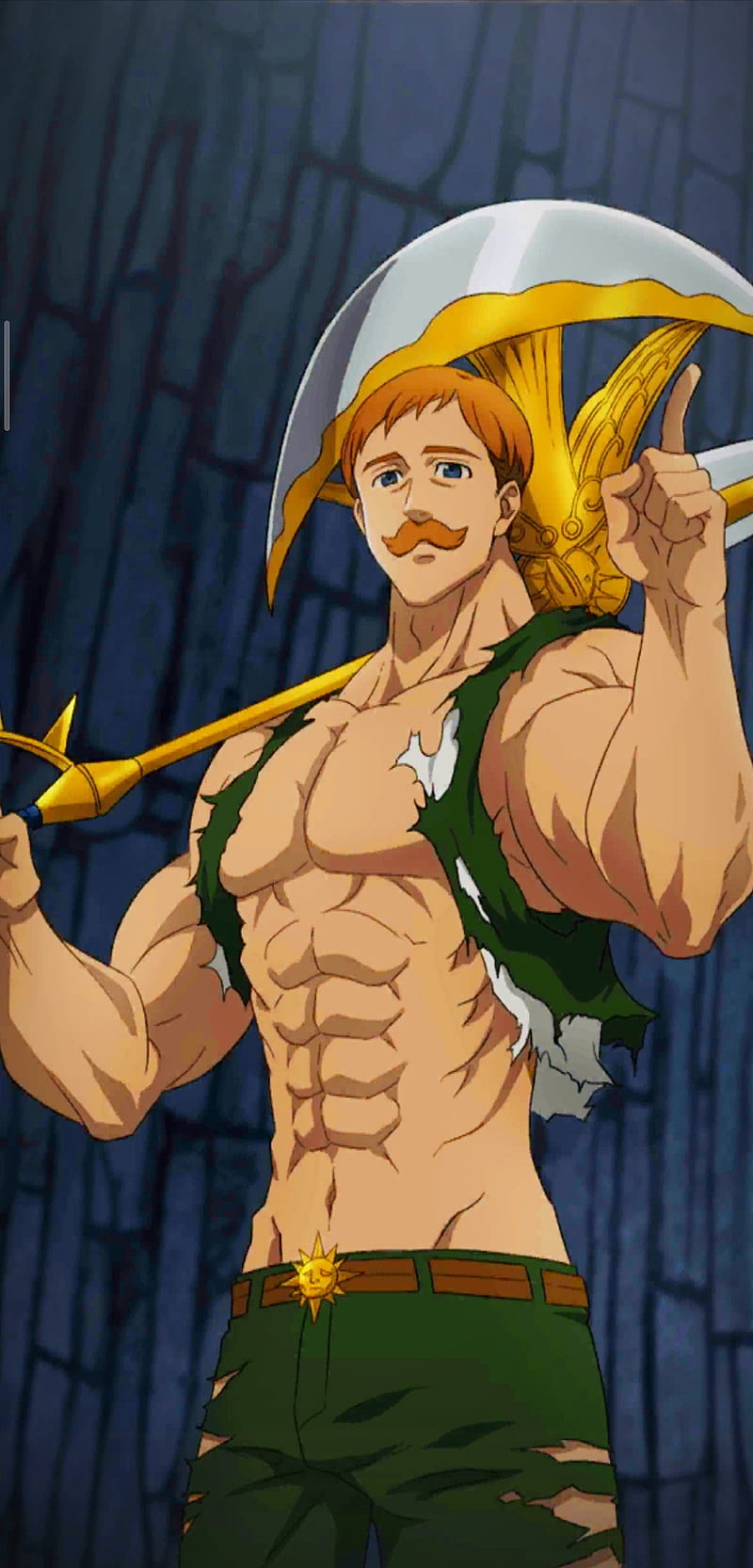 Escanor, anime, anime world, nanatsu no taizai, pecado do orgulho, HD phone  wallpaper