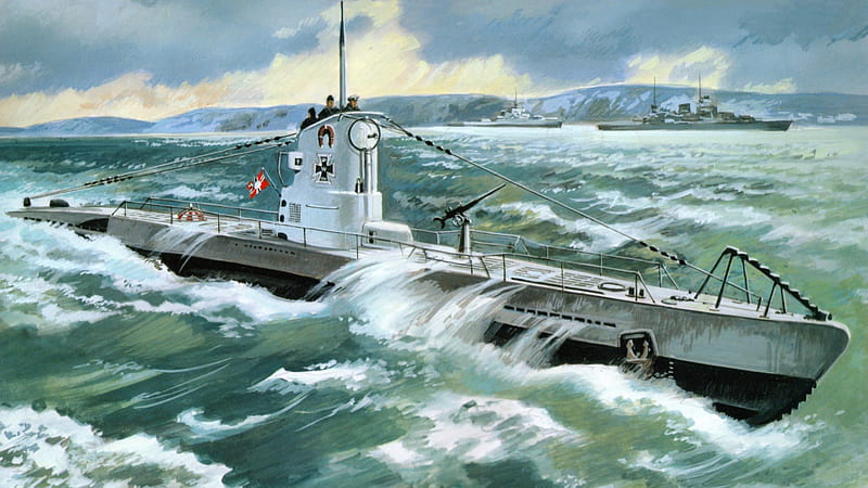 U - boat, guerra, boats military, other, HD wallpaper