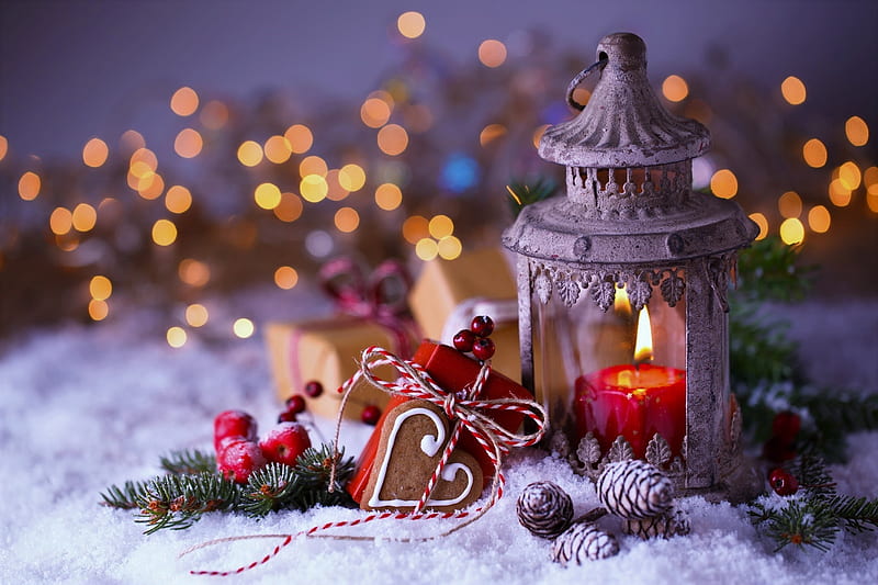Happy Holidays, candle, holidays, glow, lantern, bonito, chrsitmas ...
