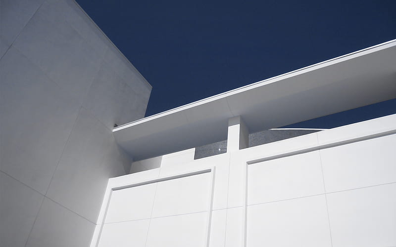 White building-LOMO, HD wallpaper