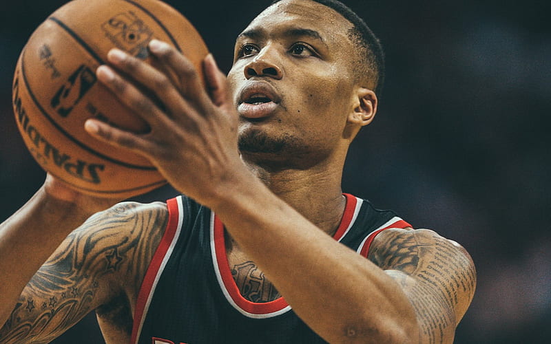 Basketball, Damian Lillard, HD wallpaper