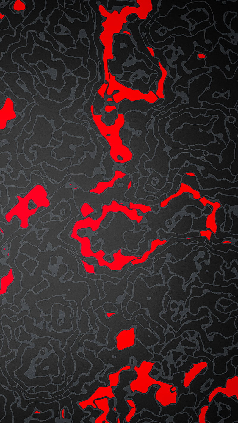 musgrave camo, abstract, black, digital art, red, HD phone wallpaper