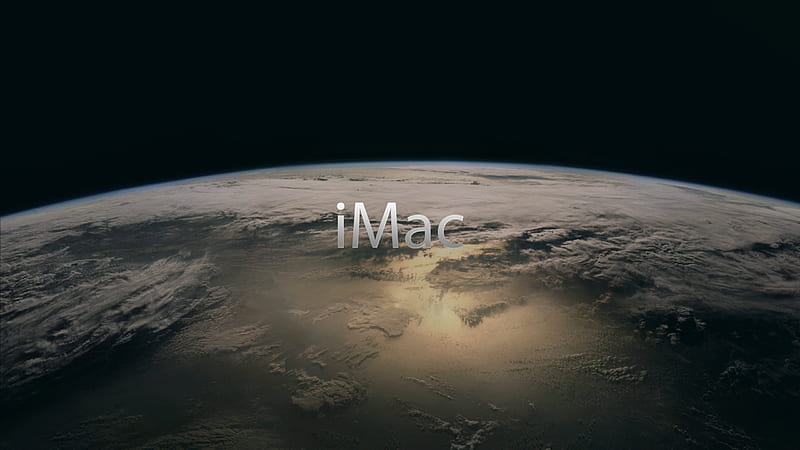 iMac , Apple, iMac, dark, Space, Nasa, HD wallpaper