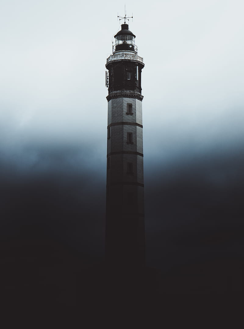 Lighthouse, fantasy, ocean, dark, HD wallpaper | Peakpx
