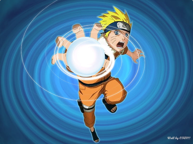 young naruto uzumaki rasengan