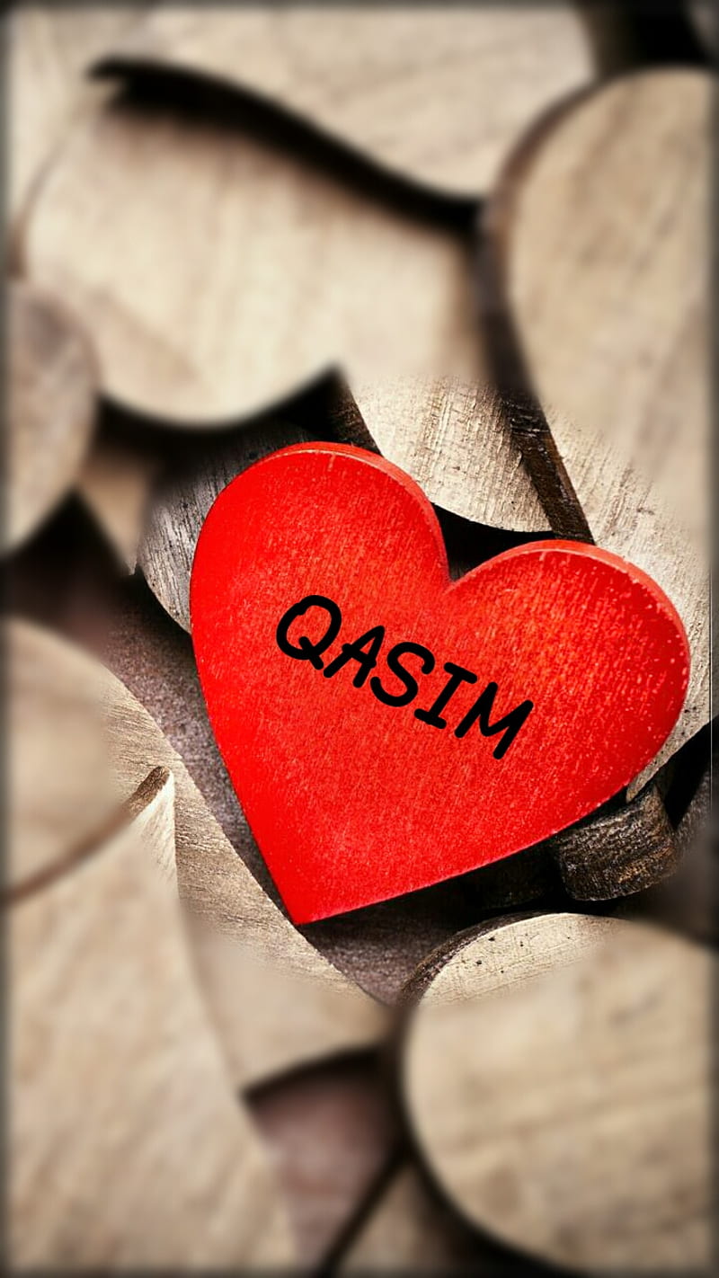 Qasim Name, close-up, tints and shades, HD phone wallpaper