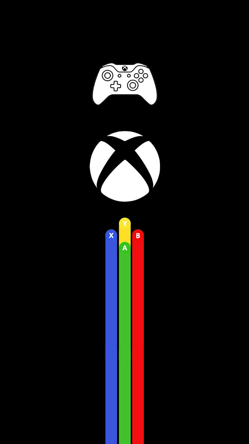 Xbox , colours, console simple, xbox one, HD phone wallpaper