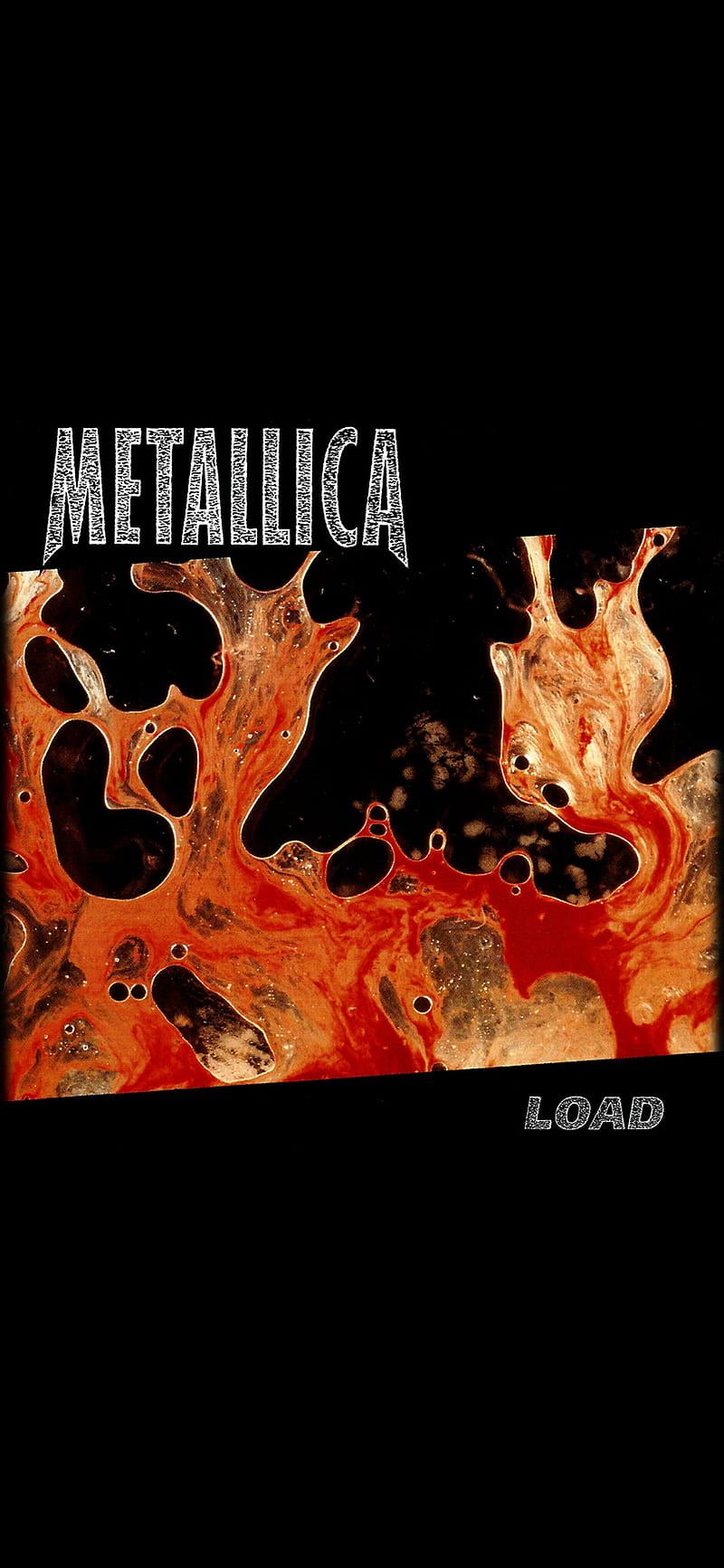 Metallica, background, cd cover, load album cover, HD phone wallpaper
