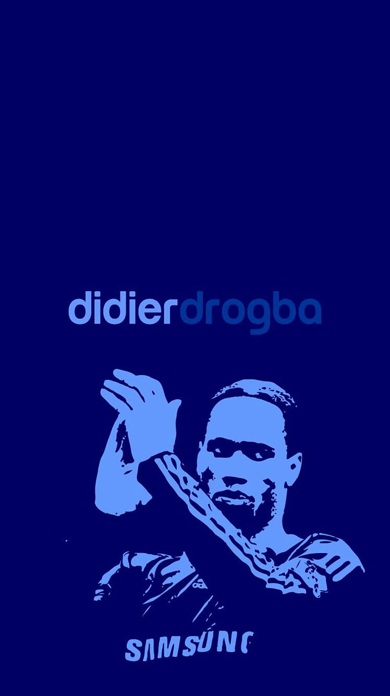 Drogba, chelsea, chelsea fc, didier drogba, football, legend, player, HD phone wallpaper