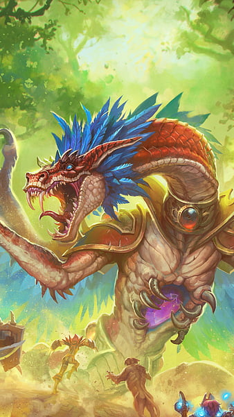 World of Warcraft, dargon, animated, artwork, artistic, colorful, HD phone  wallpaper | Peakpx