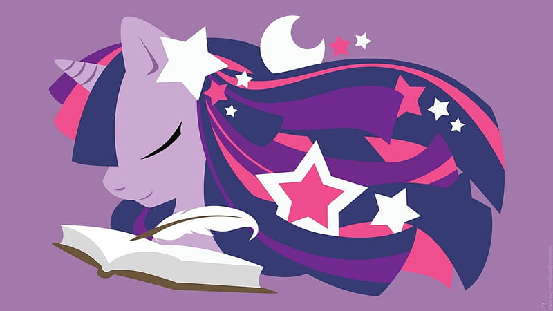 My little Pony: Twilight Sparkle Art, pony, my little pony, twilight sparkle, starts, HD wallpaper
