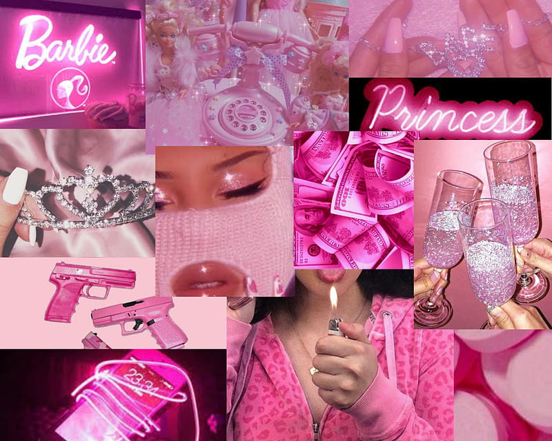Baddie Pink  Bad Girl  Pink Background Wallpaper Download  MobCup