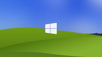 Windows Xp Logo Minimalism, windows, computer, minimalism, minimalist, logo, HD wallpaper