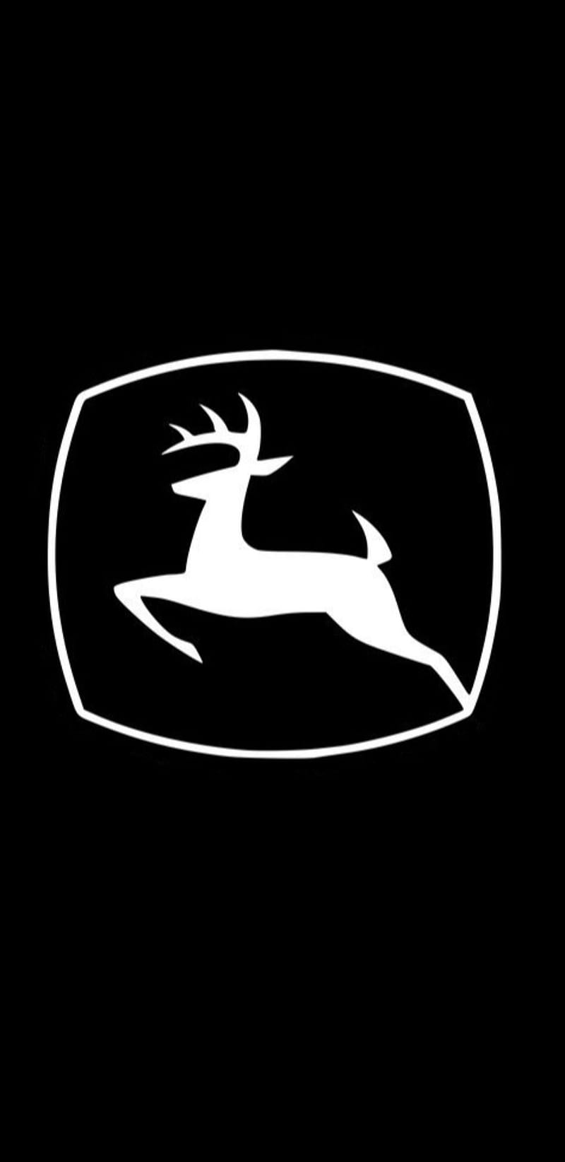 John deere logo, black, dark, john deere, tractor, HD phone wallpaper |  Peakpx