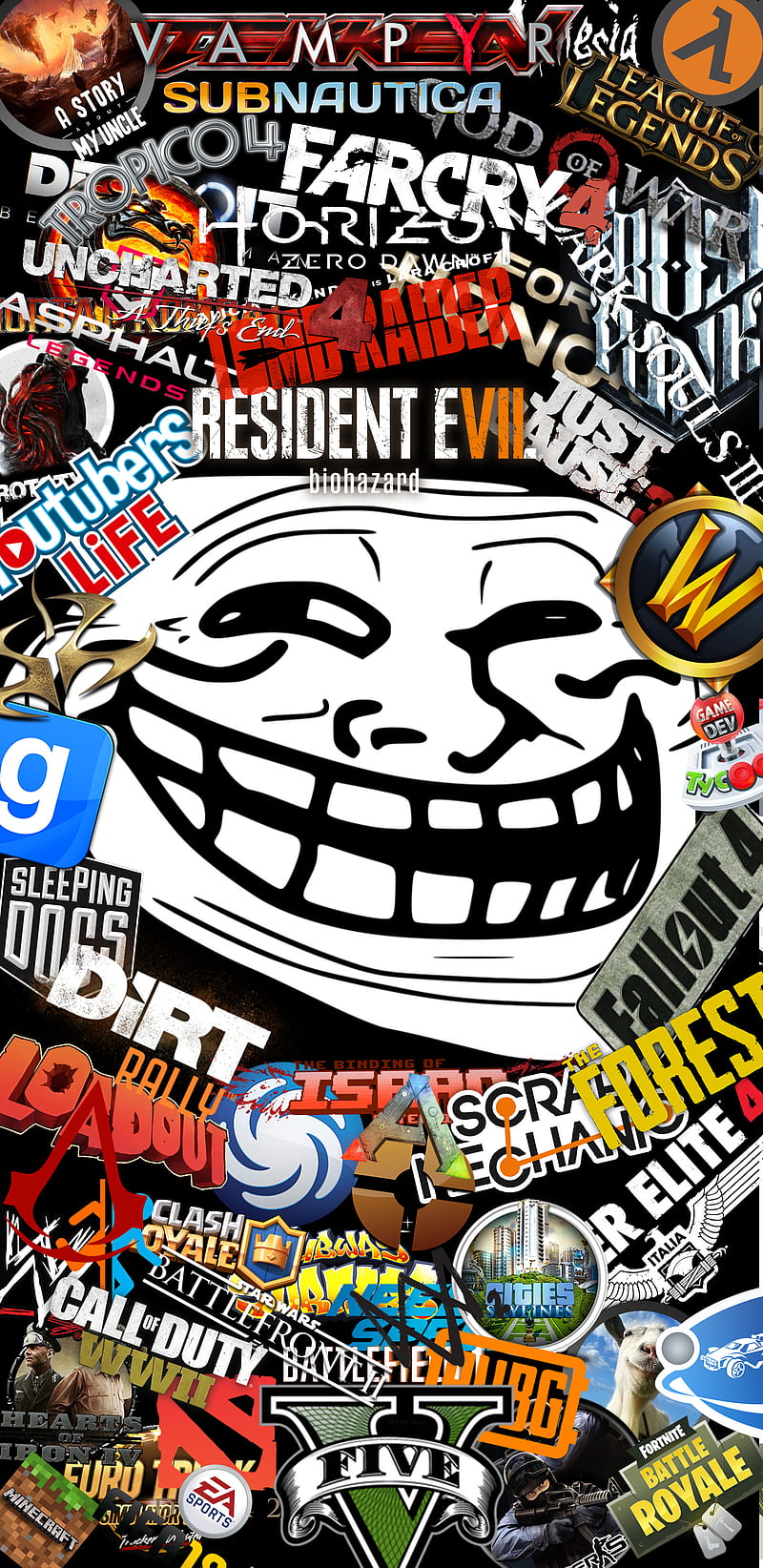 Papel de Parede Grátis para PC: iPhone Wallpaper Troll Face