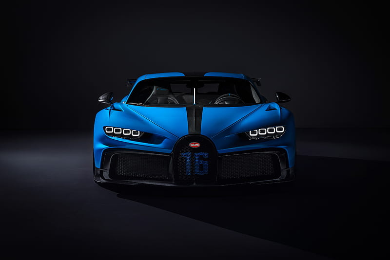 Bugatti, Bugatti Chiron Pur Sport, Blue Car, Bugatti Chiron, Car, Sport Car, Supercar, HD wallpaper