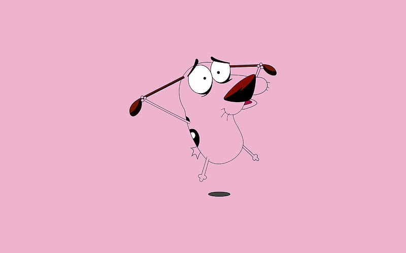 Pink, Dog, Courage The Cowardly Dog, Tv Show, Hd Wallpaper | Peakpx