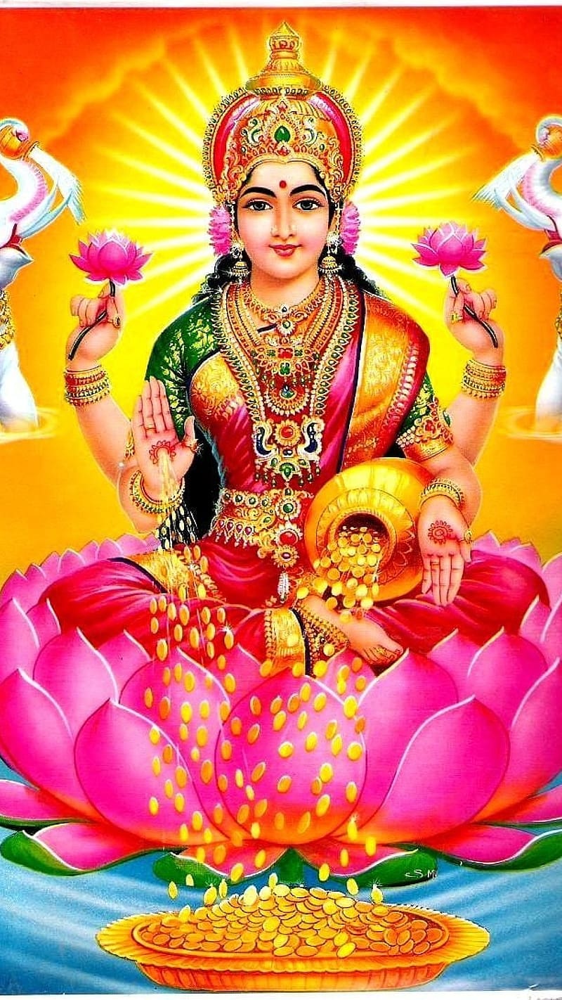 God Lakshmi Full, Sunshine Background, goddess, mahalakshmi ...